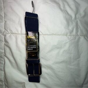 Wilson Adjustable Elastic Baseball/softball Belt in Navy Size Adult
